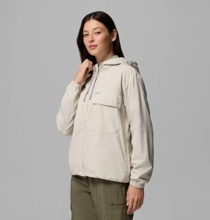 Camiseta de manga larga con capucha Skien Valley™ para mujer
