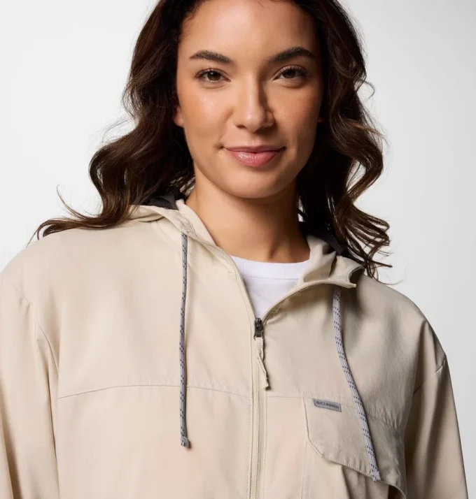 Camiseta de manga larga con capucha Skien Valley™ para mujer