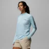 Camiseta de manga larga con cremallera corta PFG Tidal Tee™ para mujer
