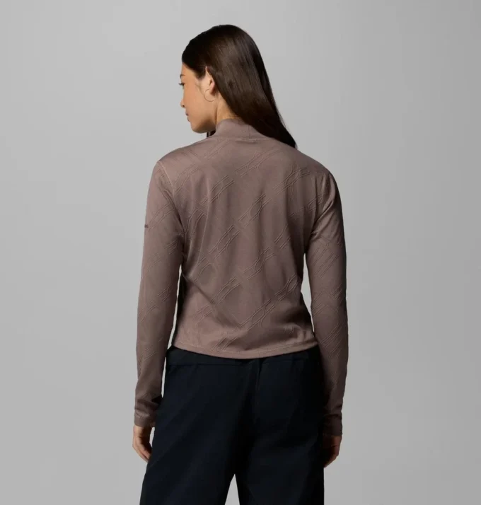 Camiseta de manga larga con cuello alto Granite Point™ para mujer