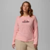 Camiseta de manga larga con estampado gráfico Ruby Springs™ para mujer – Talla grande