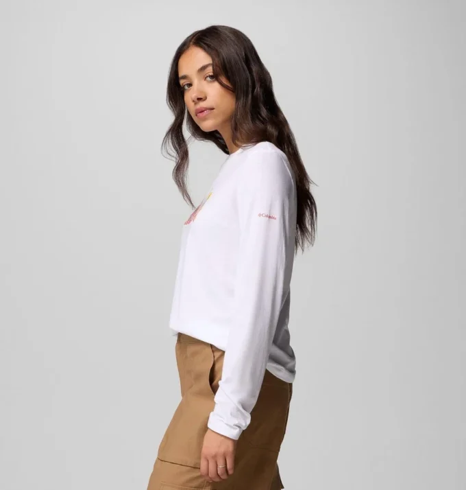 Camiseta de manga larga con estampado Ruby Springs™ para mujer