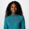Camiseta de manga larga con media cremallera y malla Endless Trail™ para mujer