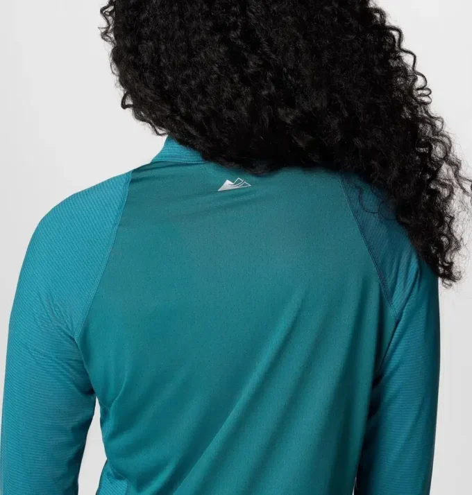 Camiseta de manga larga con media cremallera y malla Endless Trail™ para mujer