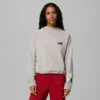 Camiseta de manga larga con tejido de rizo francés y corte corto High Cascades™ para mujer