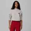 Camiseta de manga larga con tejido de rizo francés y corte corto High Cascades™ para mujer