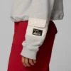 Camiseta de manga larga con tejido de rizo francés y corte corto High Cascades™ para mujer
