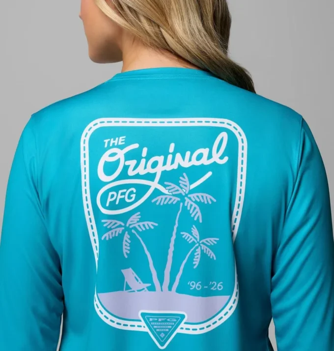 Camiseta de manga larga PFG Tidal Tee™ Original Chill para mujer