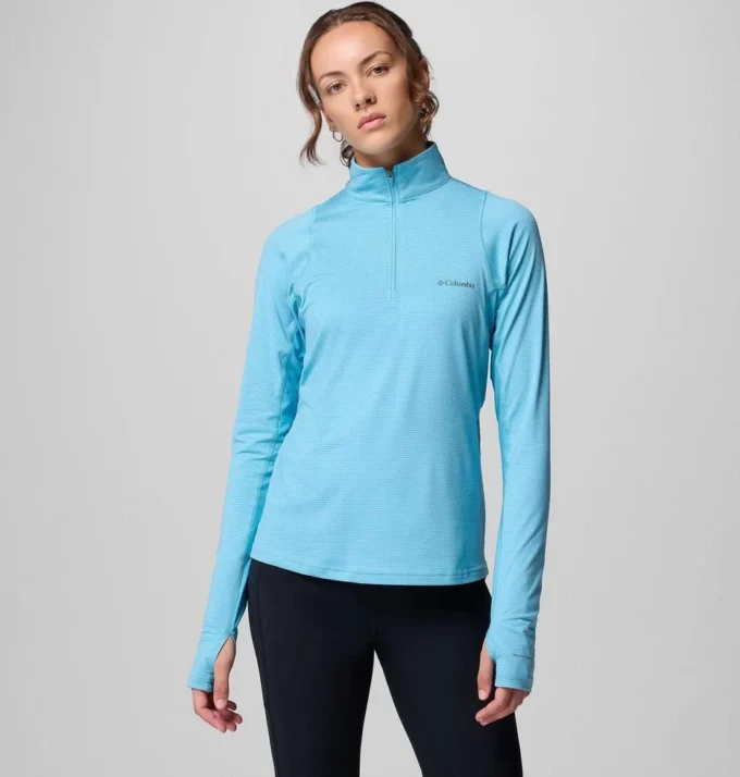Camiseta de mujer Weekend Ascent™ con media cremallera