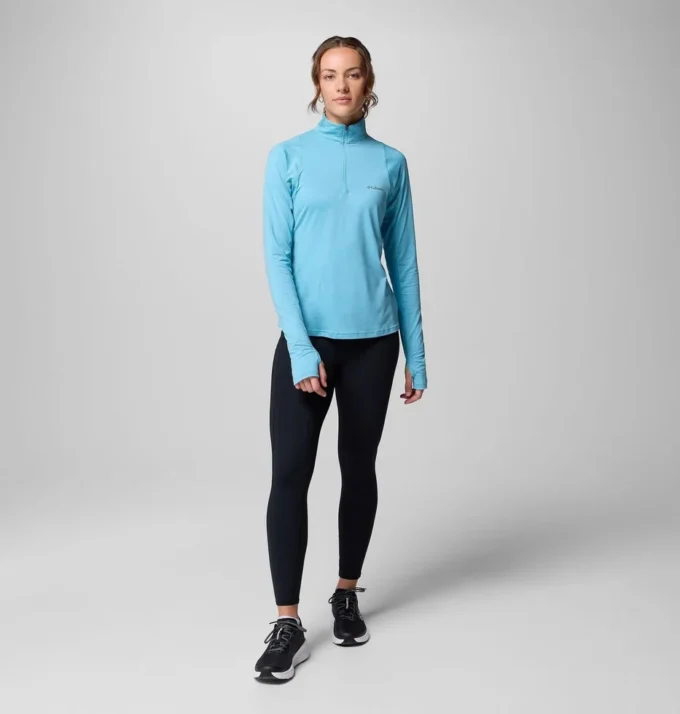 Camiseta de mujer Weekend Ascent™ con media cremallera