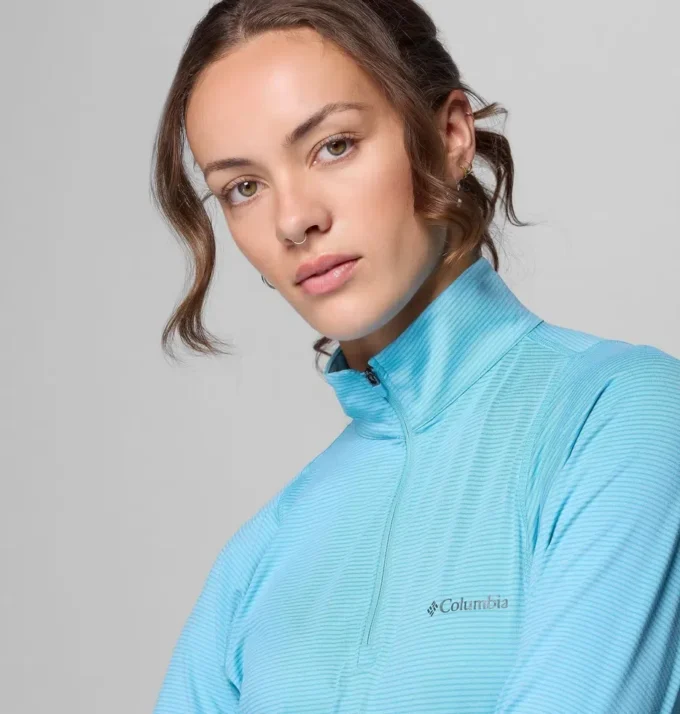 Camiseta de mujer Weekend Ascent™ con media cremallera