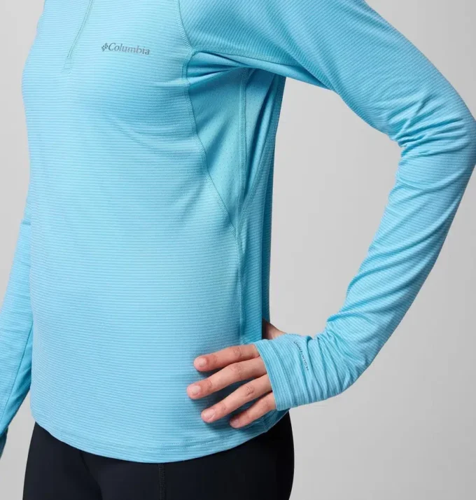 Camiseta de mujer Weekend Ascent™ con media cremallera