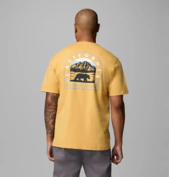 Camiseta Oro CA Bear CSC para hombre