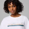 Camiseta oversize con gráfico Rolling Bend™ para mujer