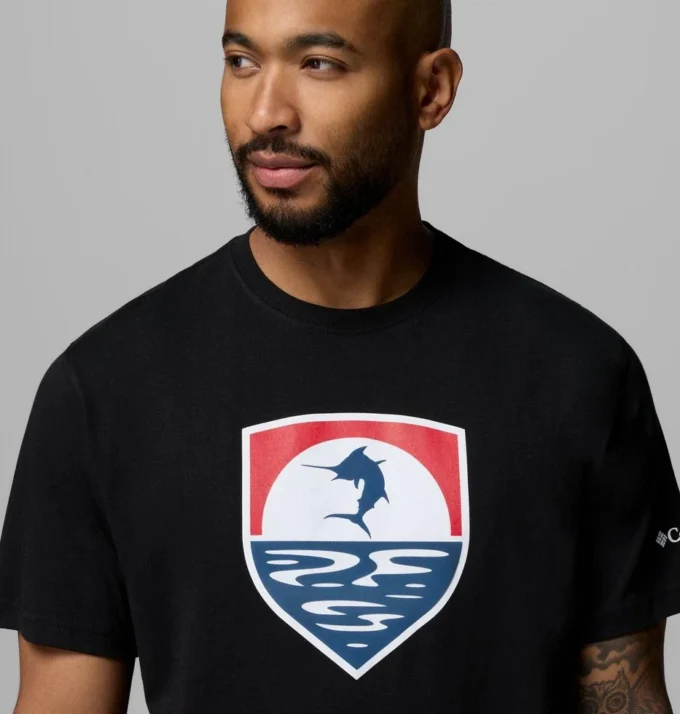 Camiseta PFG™ Silver Bank Americana Marlin para hombre