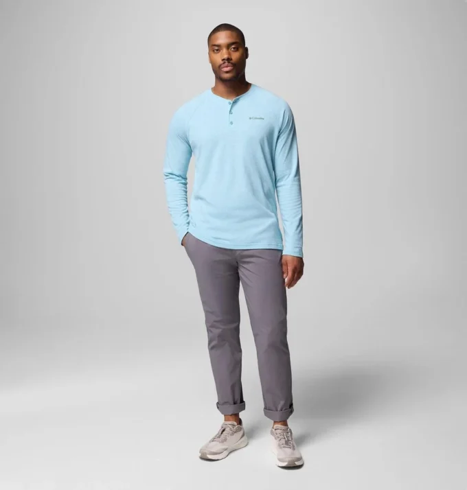 Camiseta Raglan Henley Thistletown Hills™ para hombre Camiseta Raglan Henley Thistletown Hills™ para hombre