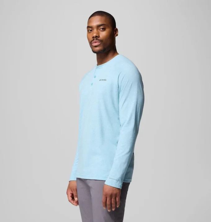 Camiseta Raglan Henley Thistletown Hills™ para hombre Camiseta Raglan Henley Thistletown Hills™ para hombre