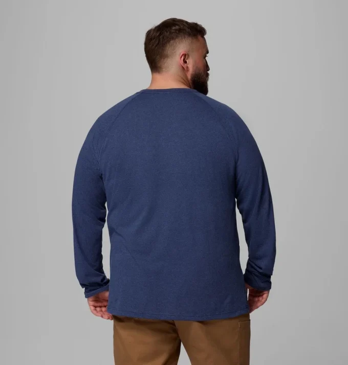 Camiseta Raglan Henley Thistletown Hills™ para hombre – Talla grande Camiseta Raglan Henley Thistletown Hills™ para hombre – Talla grande