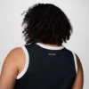Camiseta sin mangas con gráfico Rolling Bend™ para mujer – Talla grande