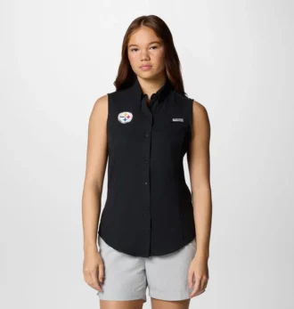 Camiseta sin mangas PFG Tamiami™ para mujer – Pittsburgh Steelers