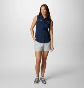 Camiseta sin mangas PFG Tamiami™ para mujer – Seattle Seahawks