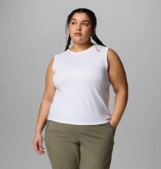 Camiseta sin mangas Sun Trek™ Tank II para mujer – Talla grande