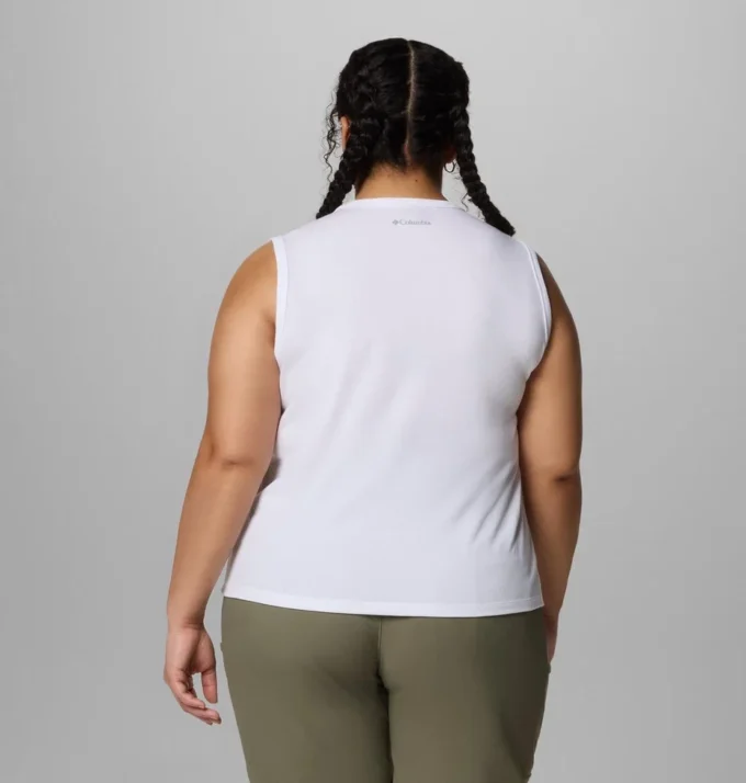 Camiseta sin mangas Sun Trek™ Tank II para mujer – Talla grande