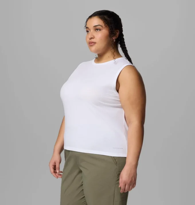 Camiseta sin mangas Sun Trek™ Tank II para mujer – Talla grande