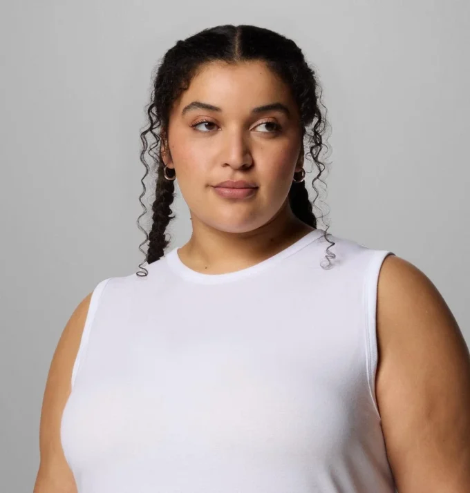 Camiseta sin mangas Sun Trek™ Tank II para mujer – Talla grande