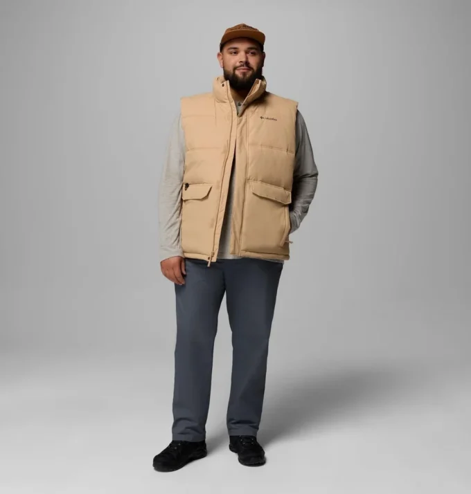 Chaleco acolchado Landroamer™ para hombre – Talla grande Chaleco acolchado Landroamer™ para hombre – Talla grande