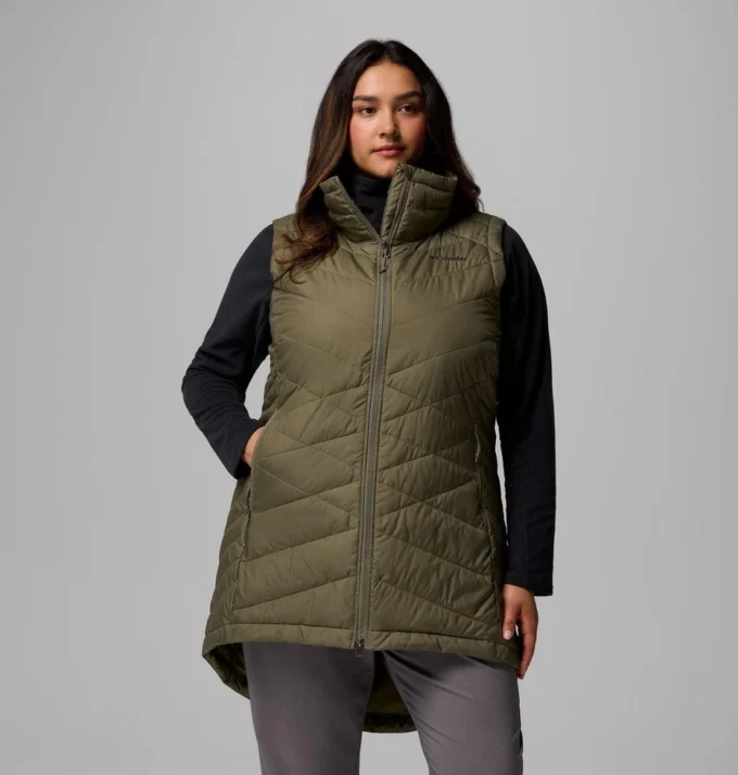Chaleco largo Heavenly™ II para mujer – Tallas grandes Chaleco largo Heavenly™ II para mujer – Tallas grandes