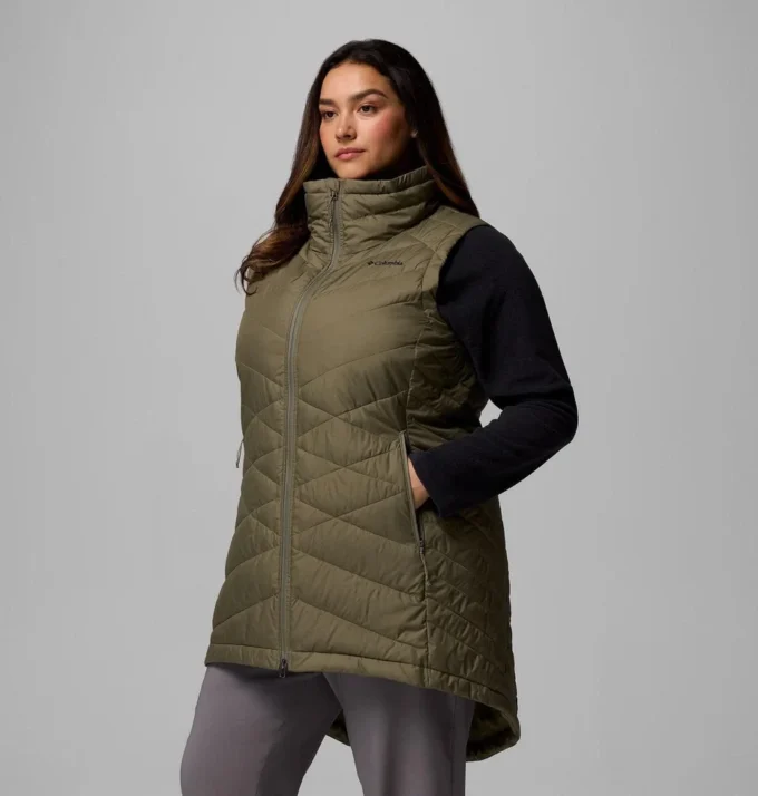 Chaleco largo Heavenly™ II para mujer – Tallas grandes Chaleco largo Heavenly™ II para mujer – Tallas grandes