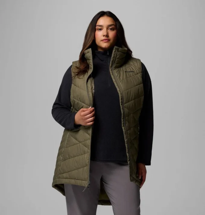 Chaleco largo Heavenly™ II para mujer – Tallas grandes Chaleco largo Heavenly™ II para mujer – Tallas grandes