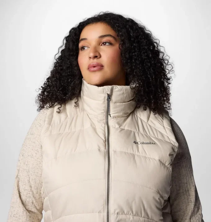 Chaleco largo Karis Gale™ para mujer – Tallas grandes Chaleco largo Karis Gale™ para mujer – Tallas grandes