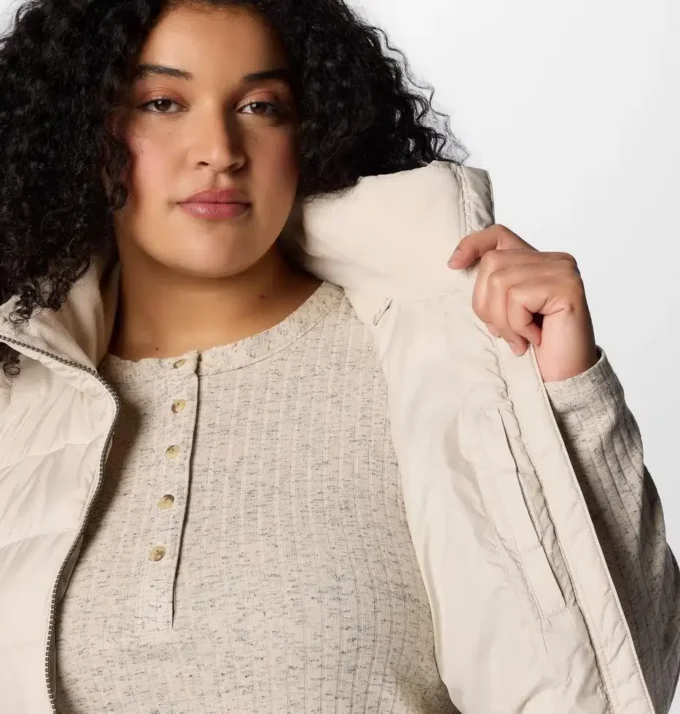 Chaleco largo Karis Gale™ para mujer – Tallas grandes Chaleco largo Karis Gale™ para mujer – Tallas grandes