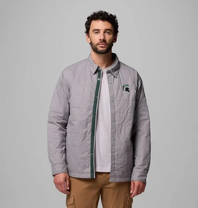 Chaqueta acolchada para hombre Collegiate Campus Roam™ – Michigan State