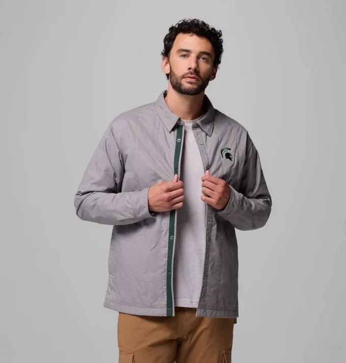 Chaqueta acolchada para hombre Collegiate Campus Roam™ – Michigan State