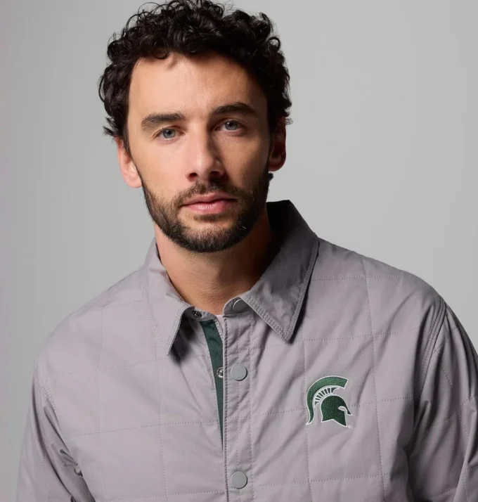 Chaqueta acolchada para hombre Collegiate Campus Roam™ – Michigan State