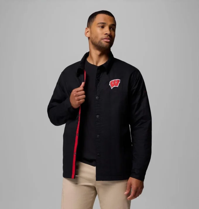 Chaqueta acolchada para hombre Collegiate Campus Roam™ – Wisconsin