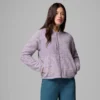 Chaqueta bomber con cremallera completa y forro polar Stellar Path™ para mujer