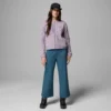 Chaqueta bomber con cremallera completa y forro polar Stellar Path™ para mujer