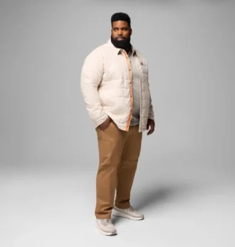 Chaqueta camisa acolchada Landroamer™ para hombre – Talla grande