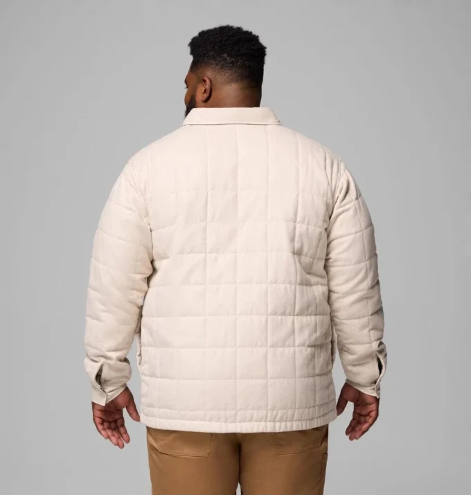Chaqueta camisa acolchada Landroamer™ para hombre – Talla grande
