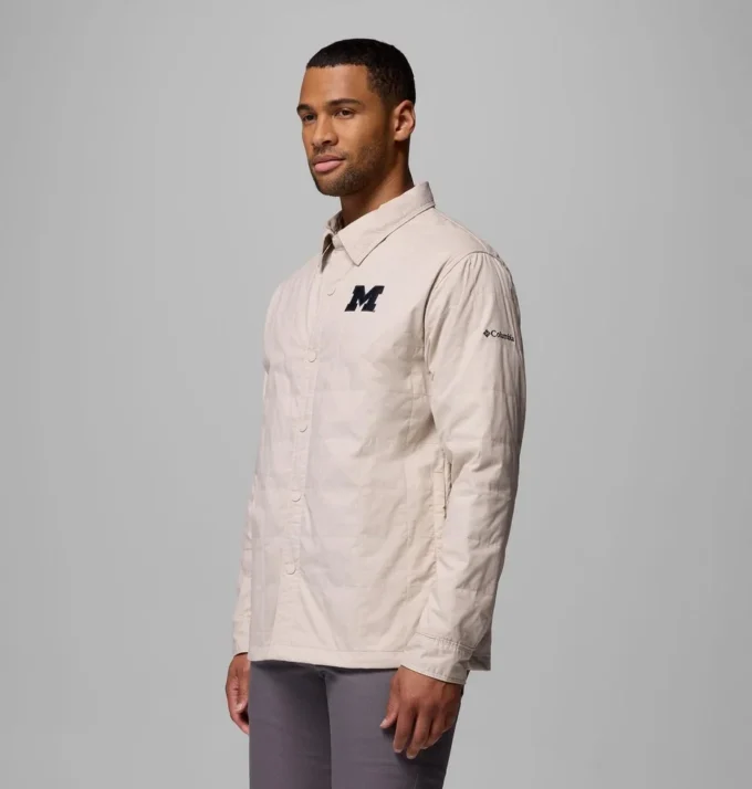 Chaqueta camisa acolchada Men Collegiate Campus Roam™ – Michigan