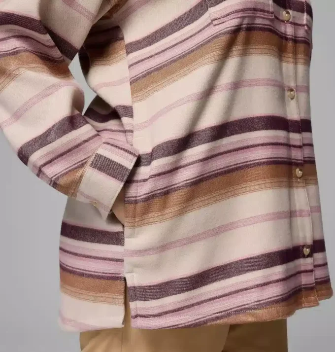 Chaqueta camisa azul para mujer Point Creek™ – Tallas grandes