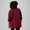 Chaqueta camisa de pana azul Point Creek™ para mujer