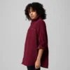 Chaqueta camisa de pana azul Point Creek™ para mujer