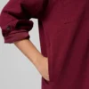 Chaqueta camisa de pana azul Point Creek™ para mujer