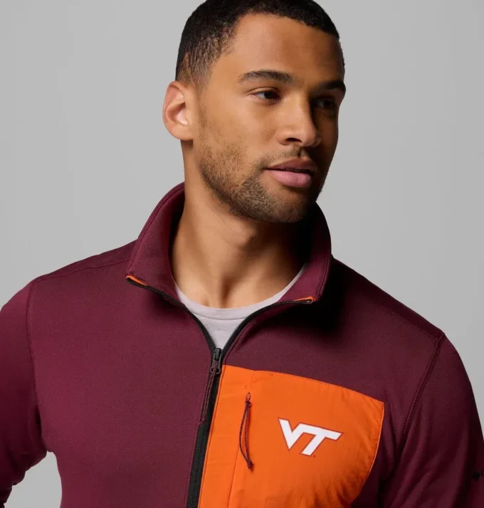 Chaqueta Columbia Hike™ con media cremallera para hombre – Virginia Tech