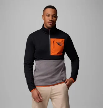 Chaqueta Columbia Hike™ Half Zip para hombre, estilo universitario, de la Universidad Estatal de Oregón. Chaqueta Columbia Hike™ Half Zip para hombre, estilo universitario, de la Universidad Estatal de Oregón.